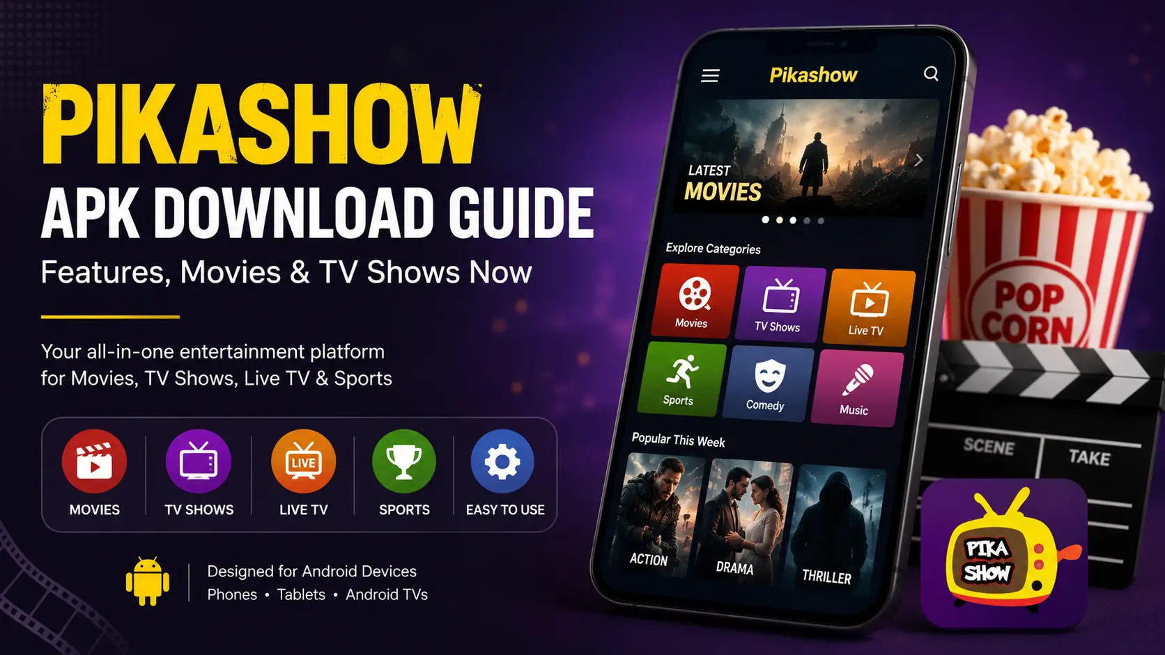 Pikashow APK Download Guide: Features, Movies & TV Shows Now