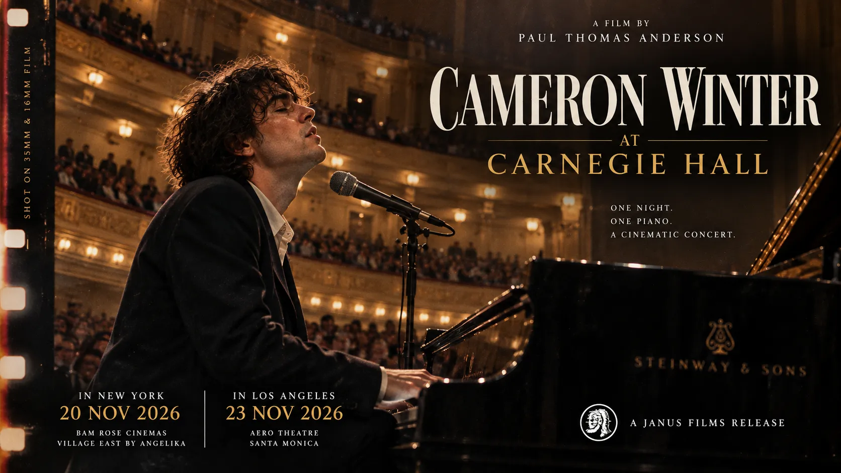 Movie Box | Cameron Winter's Carnegie Hall Concert Film