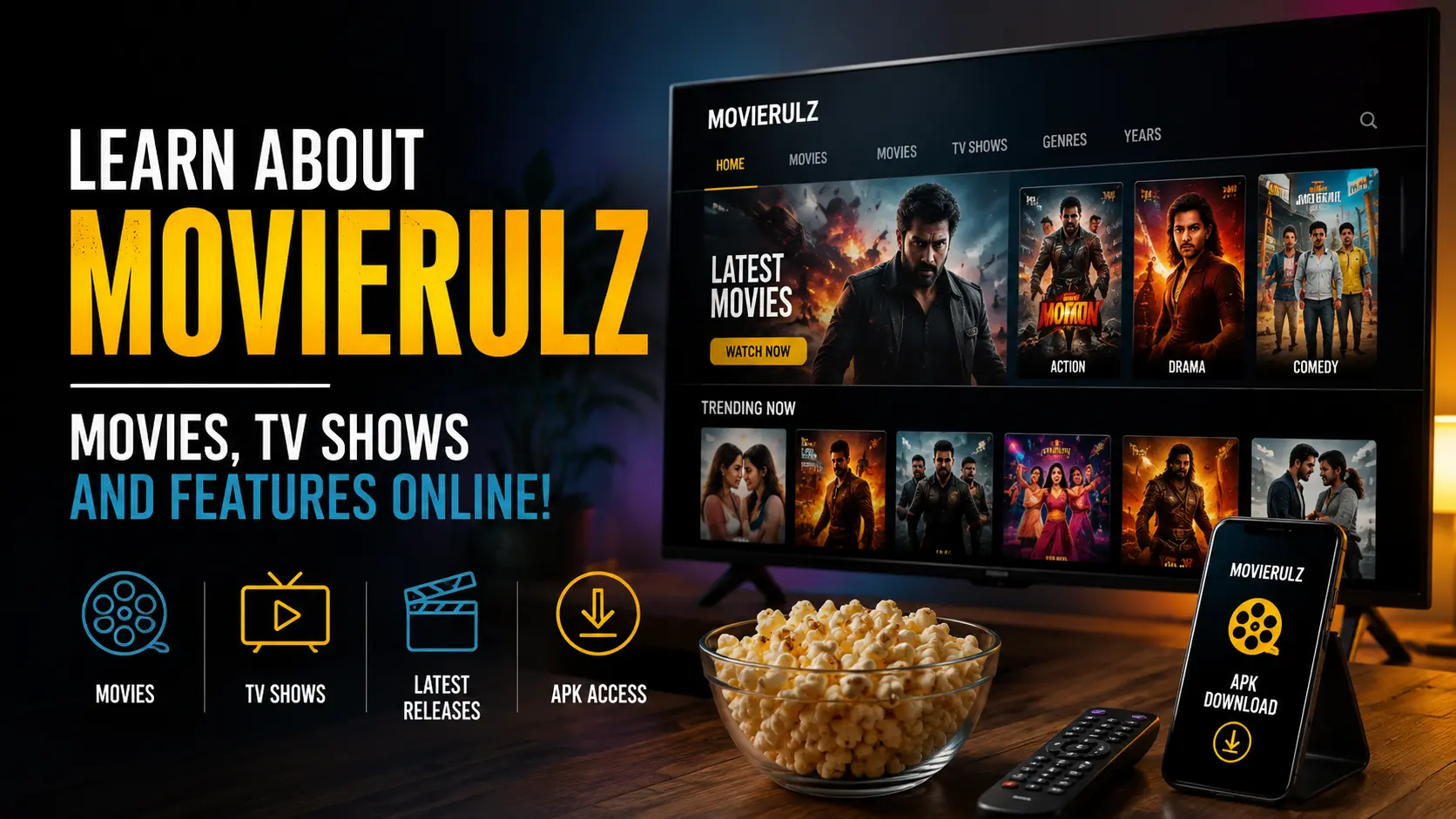 Learn About MovieRulz: Movies, TV Shows and Features Online!