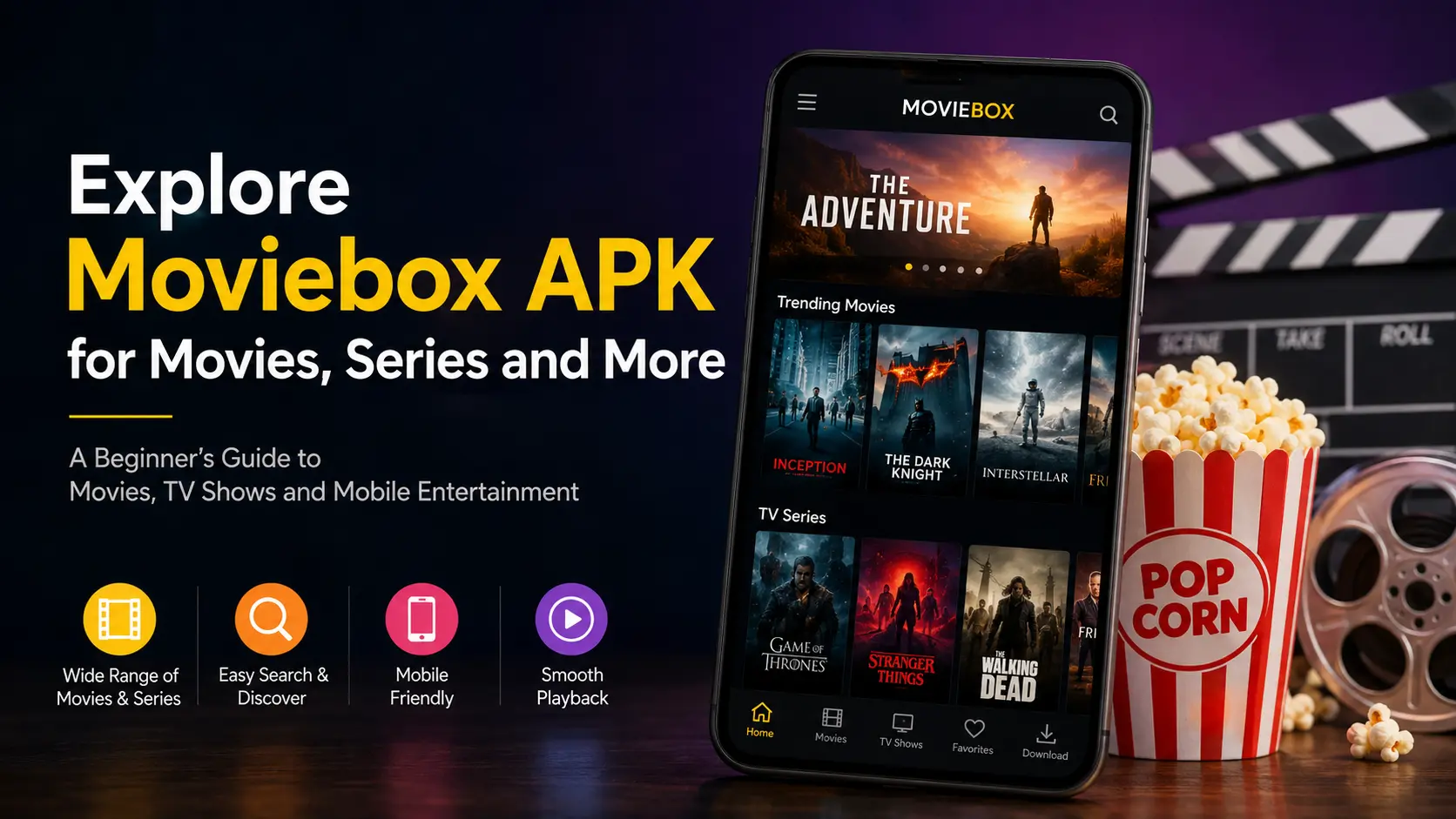Explore Moviebox APK for Movies, Series and More
